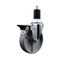 Service Caster 5'' Semi Steel Swivel 1-1/2'' Expanding Stem Caster with Brake SCC-EX20S515-SSR-PLB-112 - alternate 1